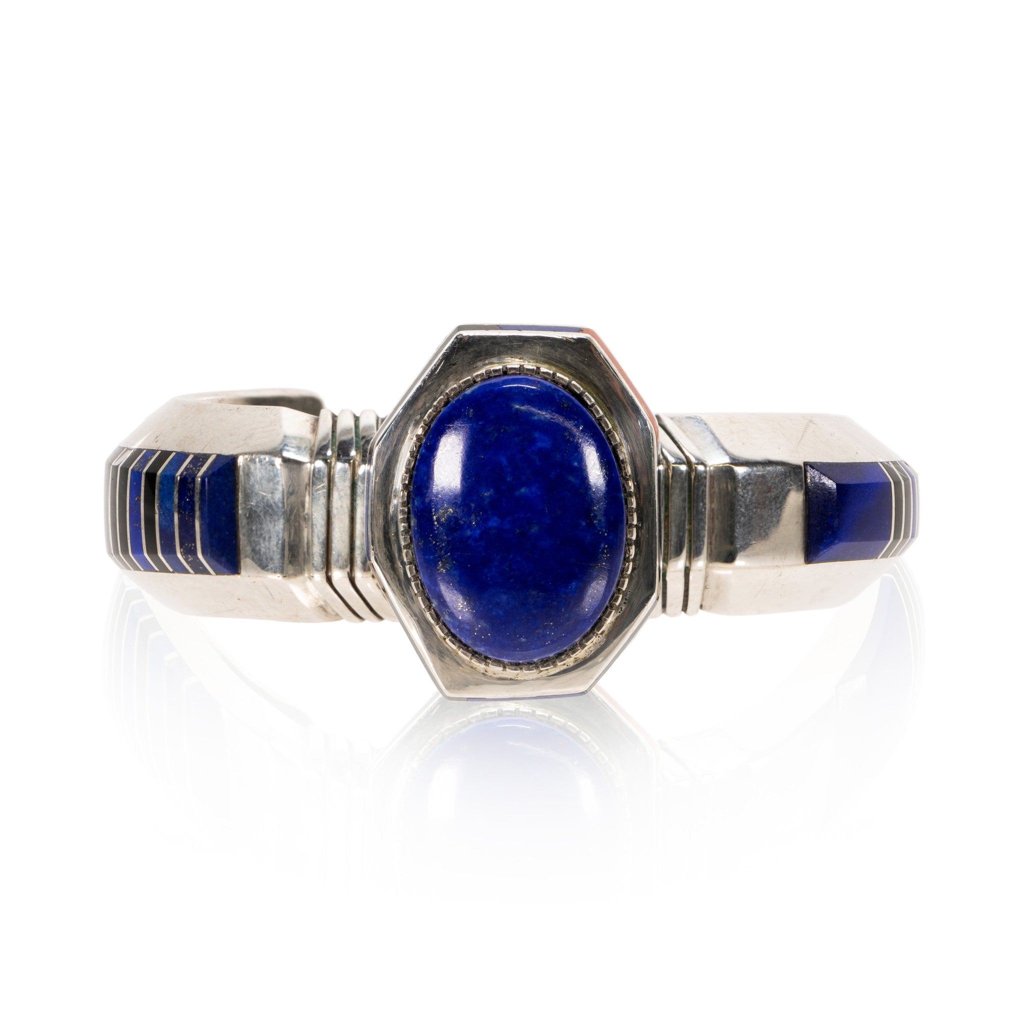 Navajo Lapis Bracelet, Jewelry, Bracelet, Native