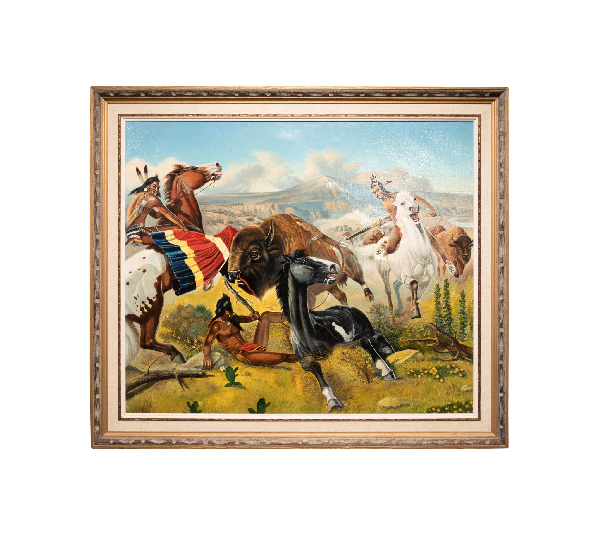"Crow Buffalo Hunt" by Charles Damrow