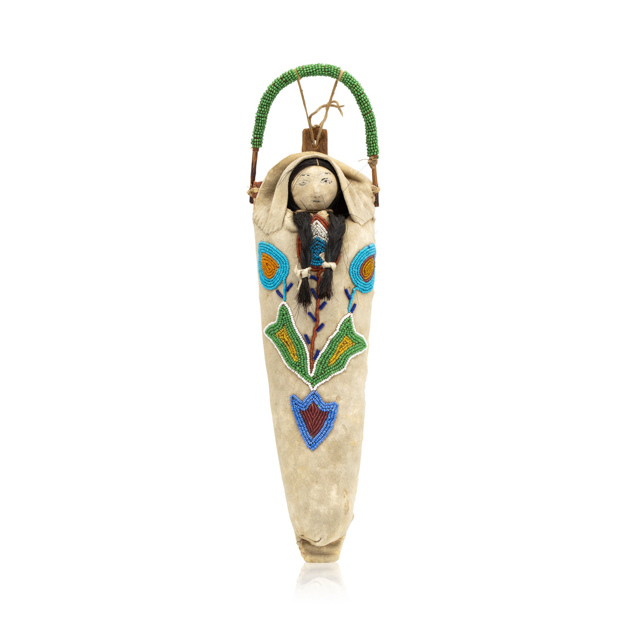 Klickitat Doll Cradleboard, Native, Doll, Cradleboard