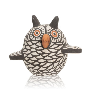 Zia Pottery Owl, Native, Pottery, Historic