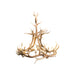 Cathedral Teepee Elk Chandelier, Furnishings, Lighting, Ceiling Light