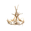 Cathedral Teepee Elk Chandelier