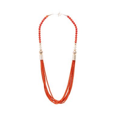 Navajo Coral Necklace, Jewelry, Necklace, Native