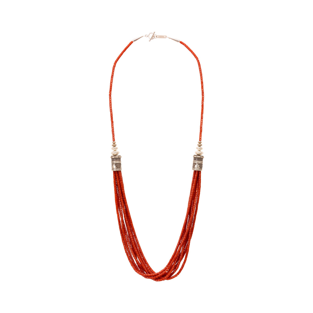 Navajo Coral Necklace