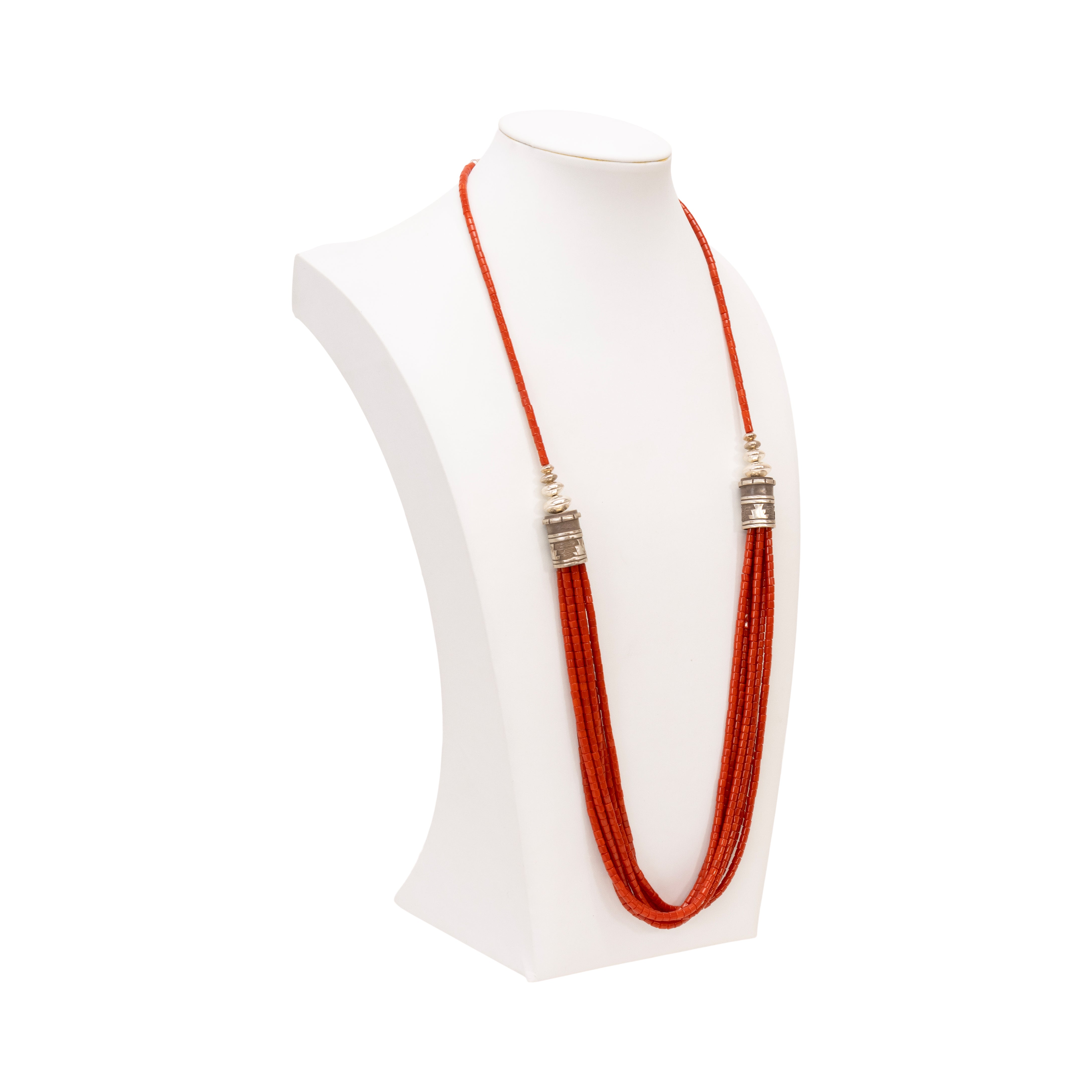 Navajo Coral Necklace