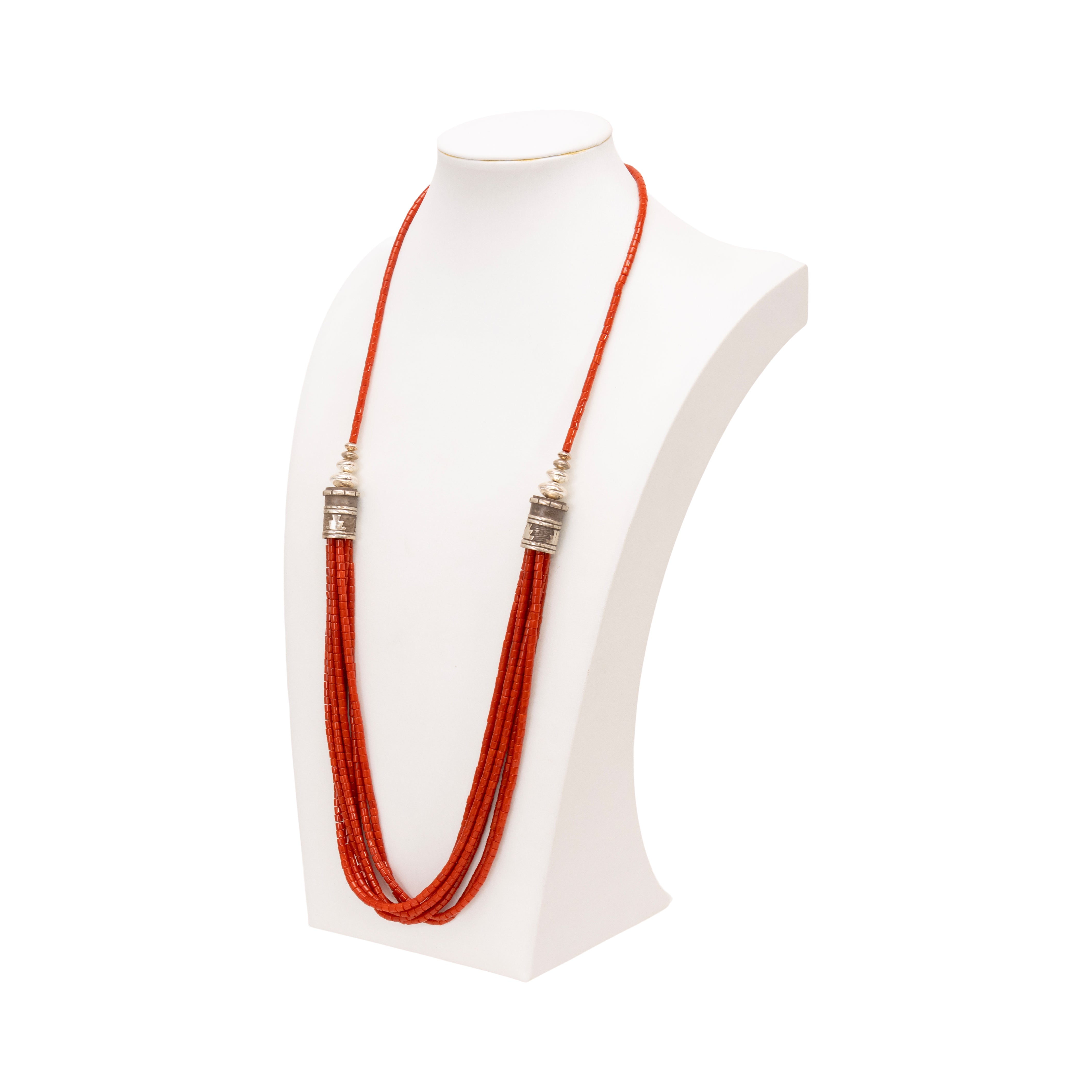 Navajo Coral Necklace