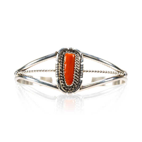 Navajo Coral Bracelet, Jewelry, Bracelet, Native