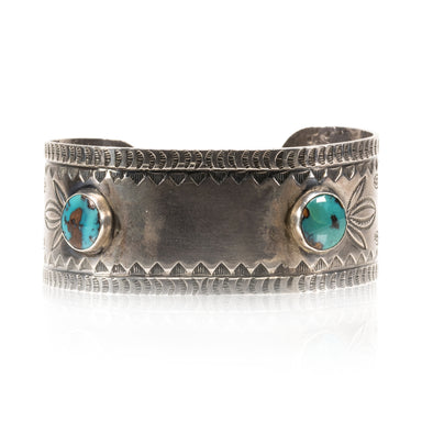 Turquoise and Sterling Bracelet, Jewelry, Bracelet, Native