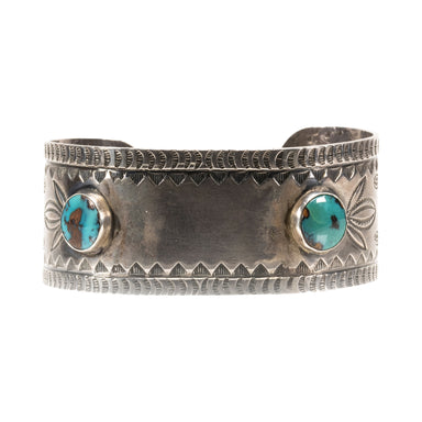 Turquoise and Sterling Bracelet, Jewelry, Bracelet, Native