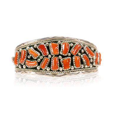 Navajo Coral Bracelet, Jewelry, Bracelet, Native