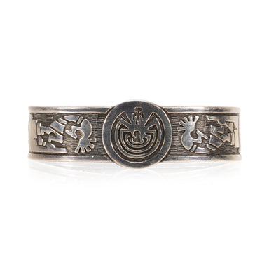 Pueblo Sterling Bracelet, Jewelry, Bracelet, Native
