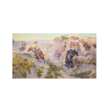 Roping the Wild One, Fine Art, Painting, Western