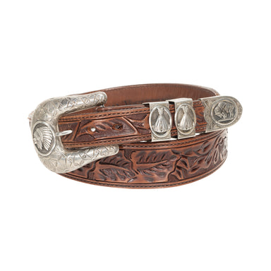Gist Buckle on Vogt Belt, Western, Garment, Belt