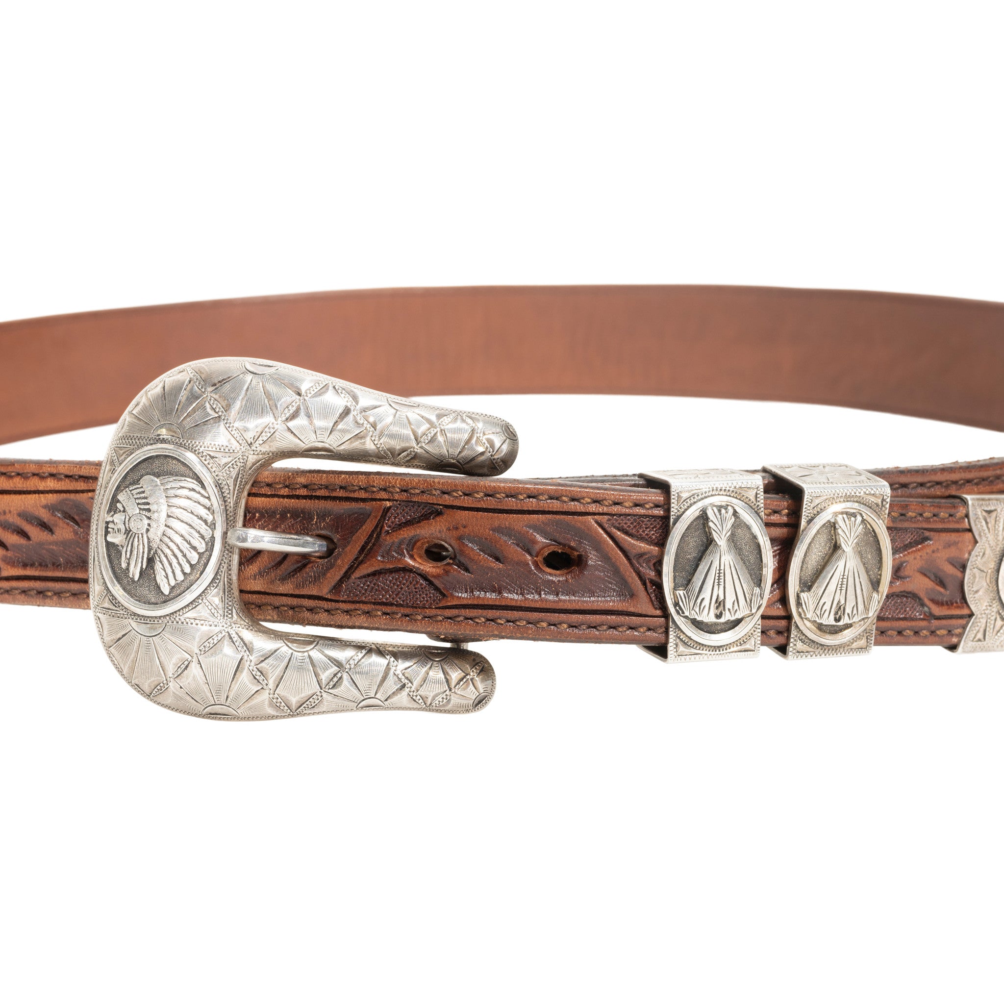 Gist Buckle on Vogt Belt