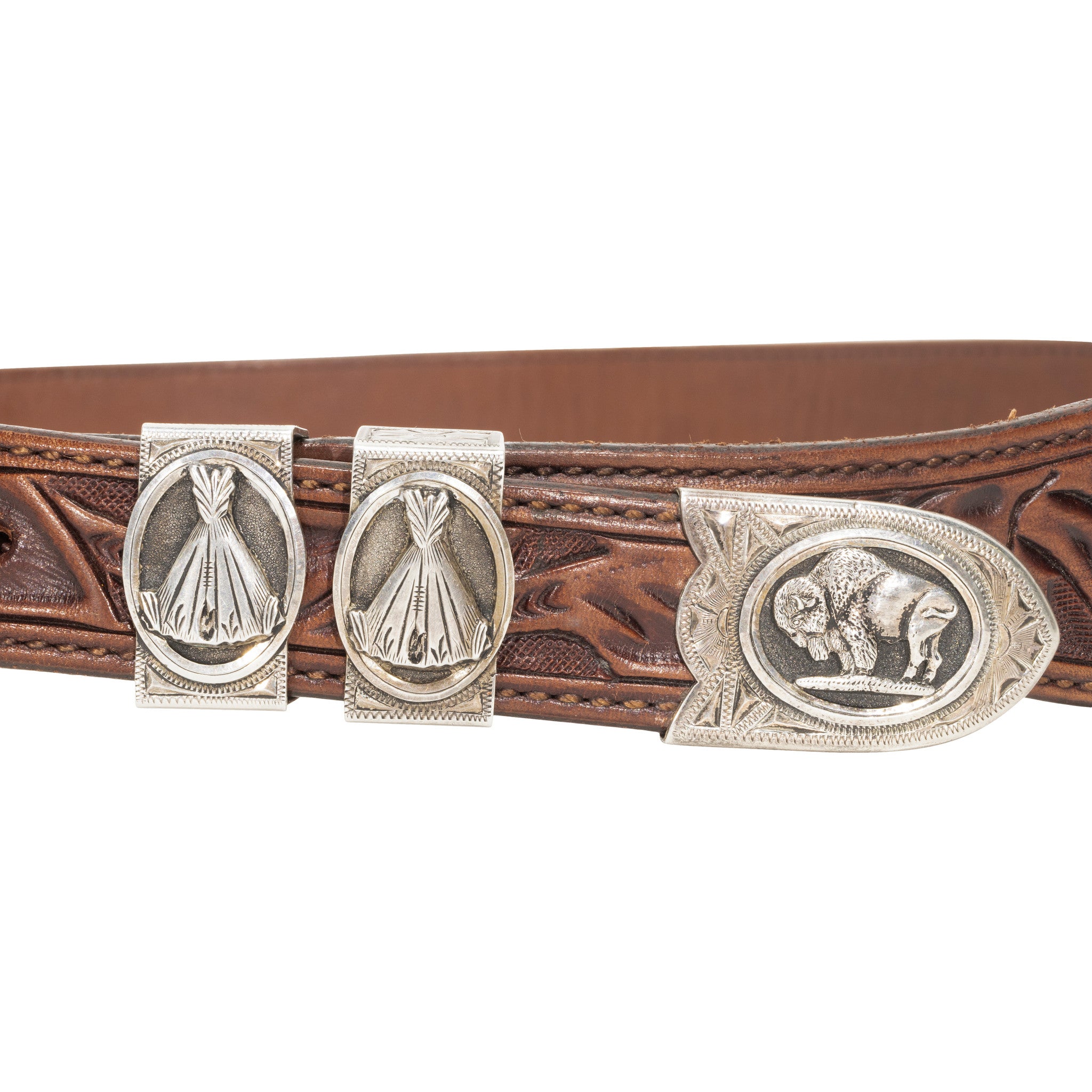 Gist Buckle on Vogt Belt