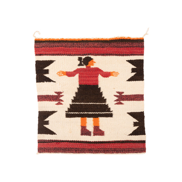 Navajo Yei Pictorial, Native, Weaving, Wall Hanging