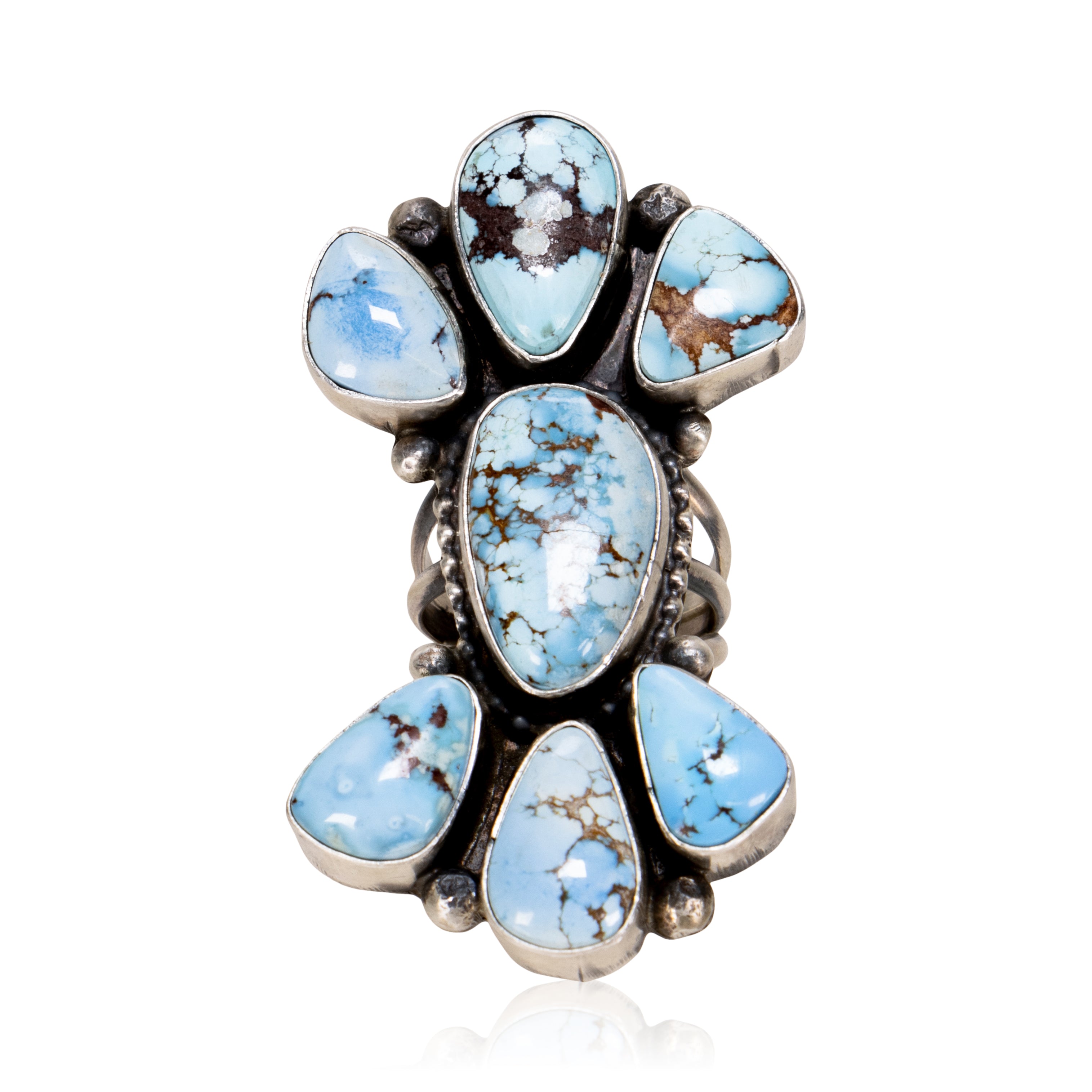 Navajo Golden Hill Turquoise Ring, Jewelry, Ring, Native