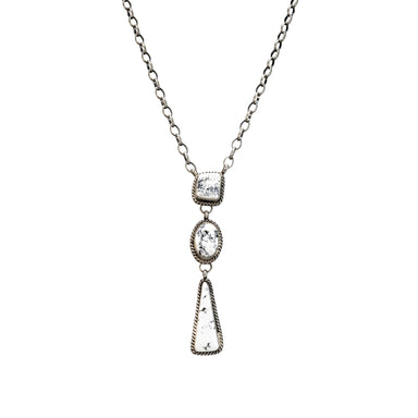 Navajo White Buffalo Turquoise Necklace, Jewelry, Necklace, Native