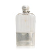 Victorian Sterling and Crystal Flask