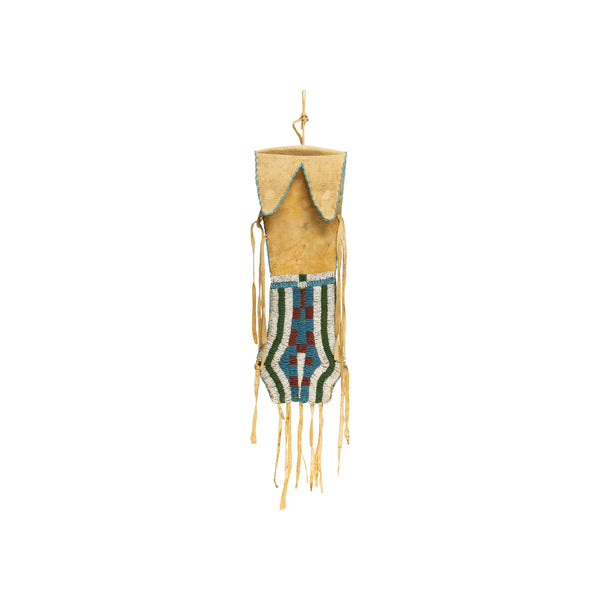 Ute Beaded Pipe Bag, Native, Bag, Pipe Bag