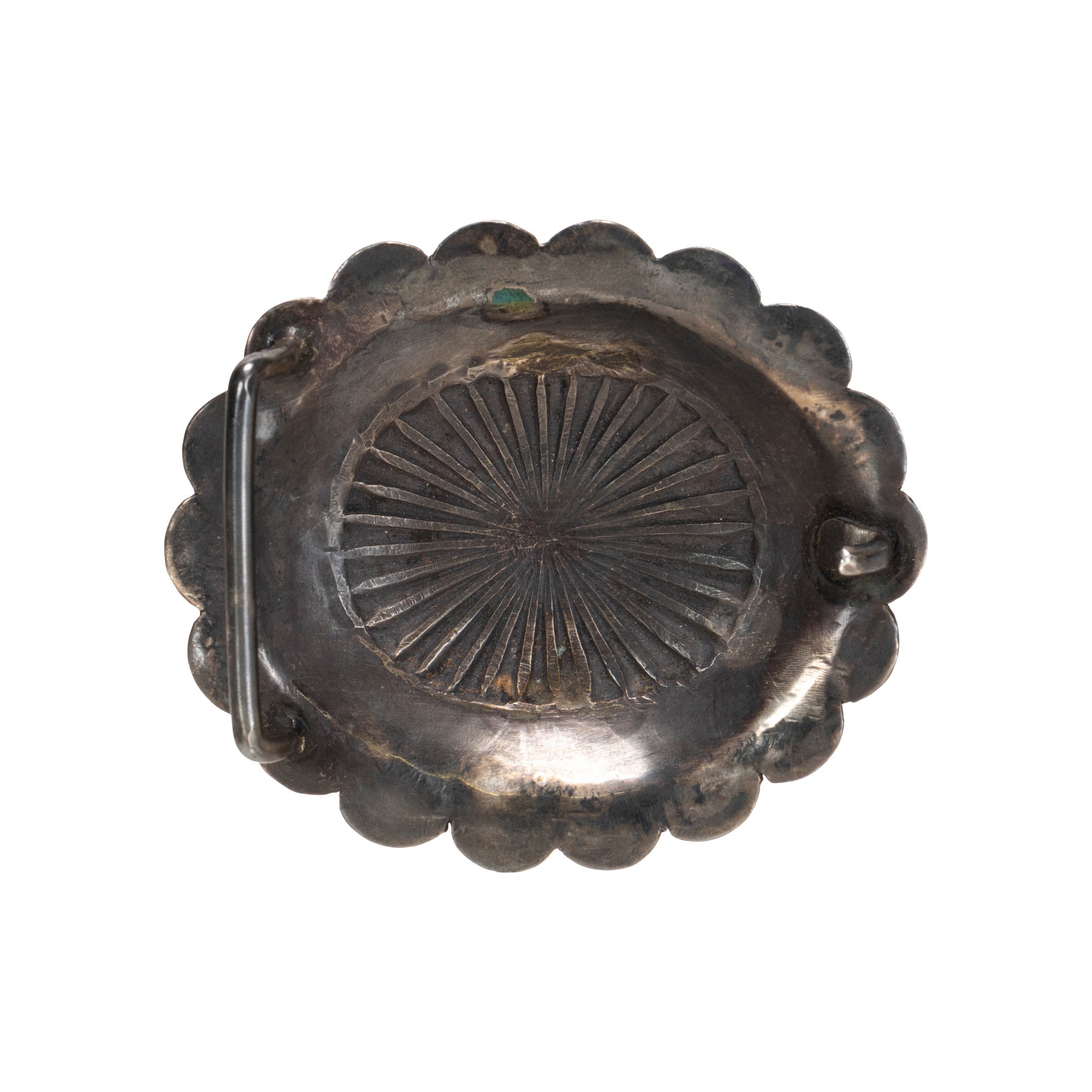 Turquoise and Sterling Buckle