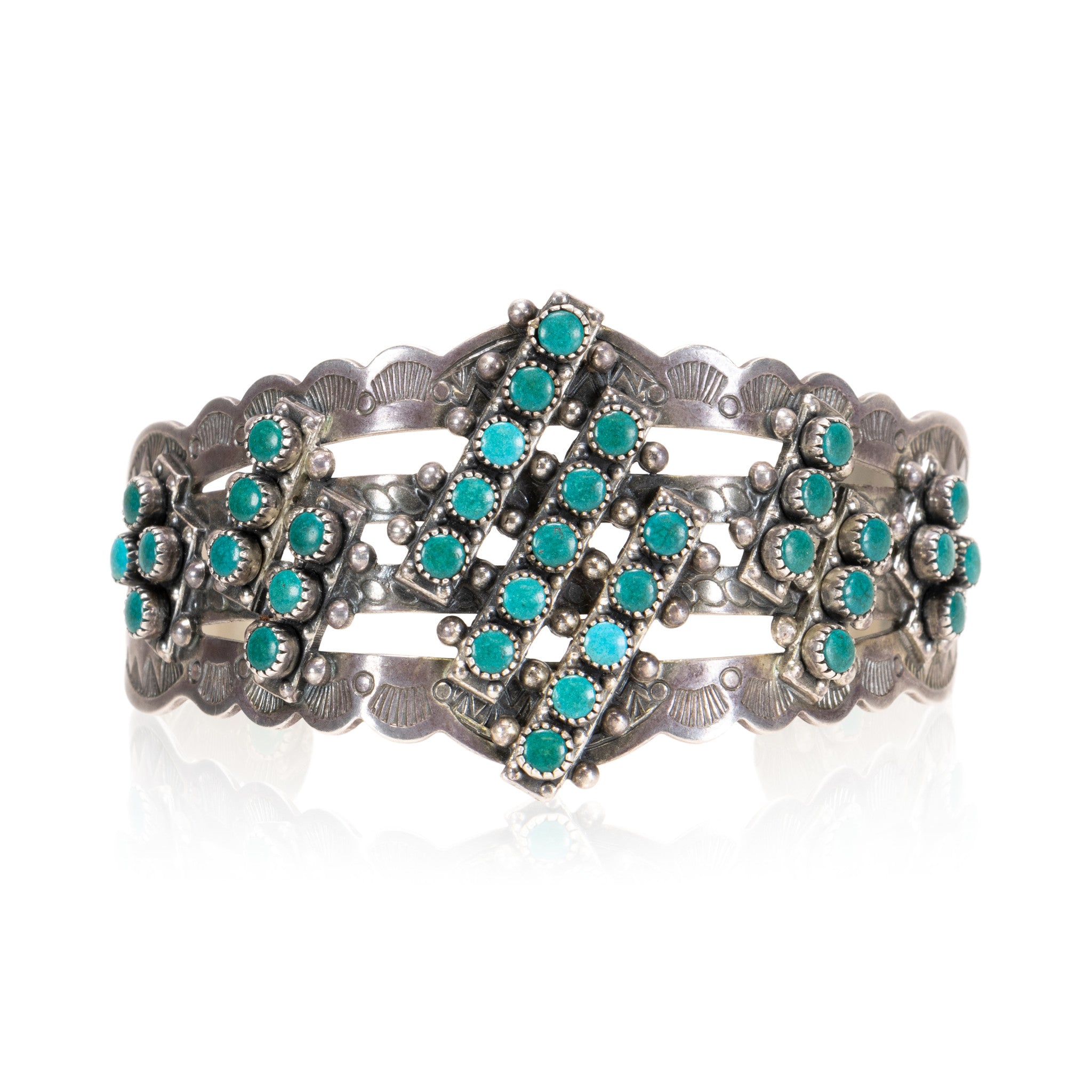 Navajo Turquoise Bracelet, Jewelry, Bracelet, Native