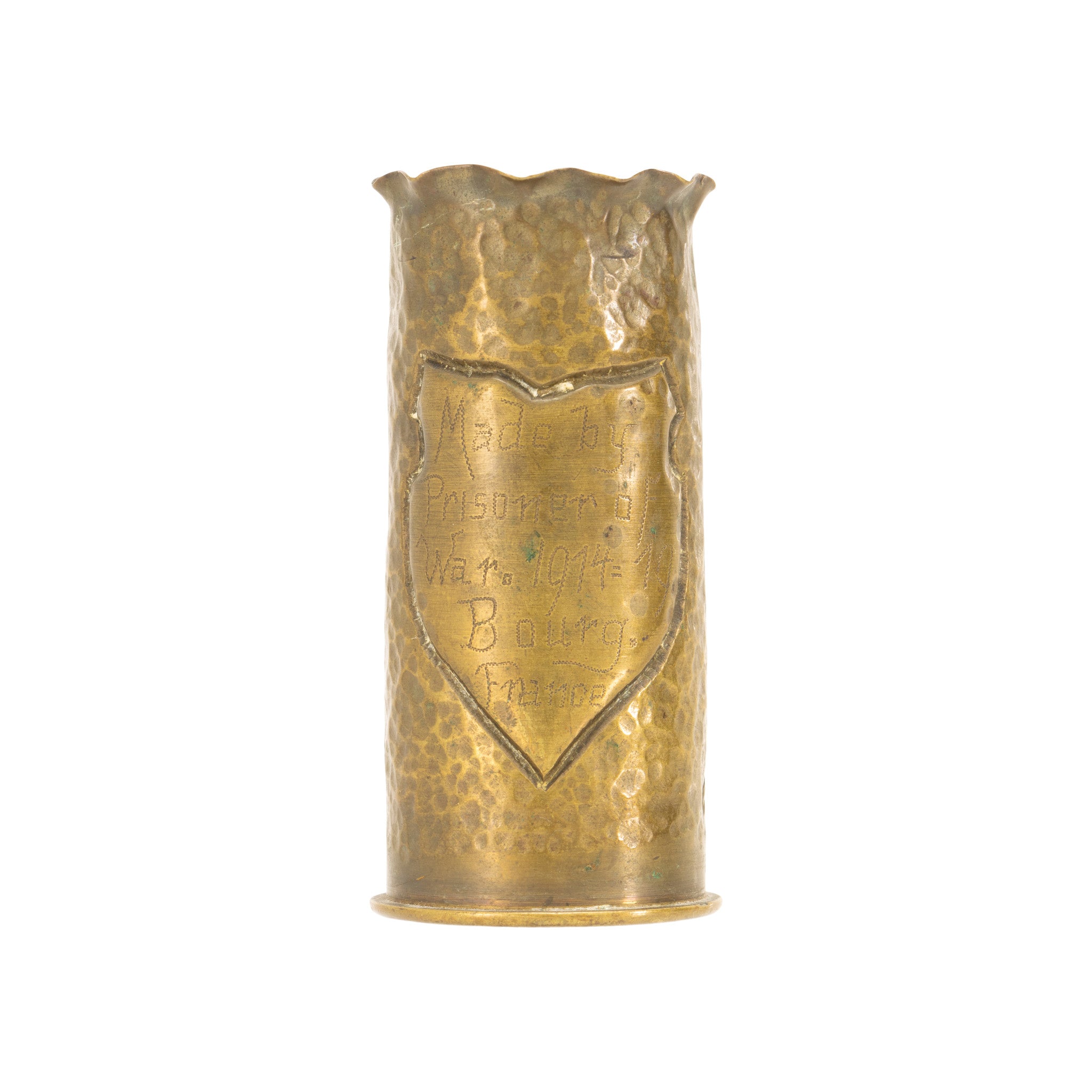 Trench Art Vase