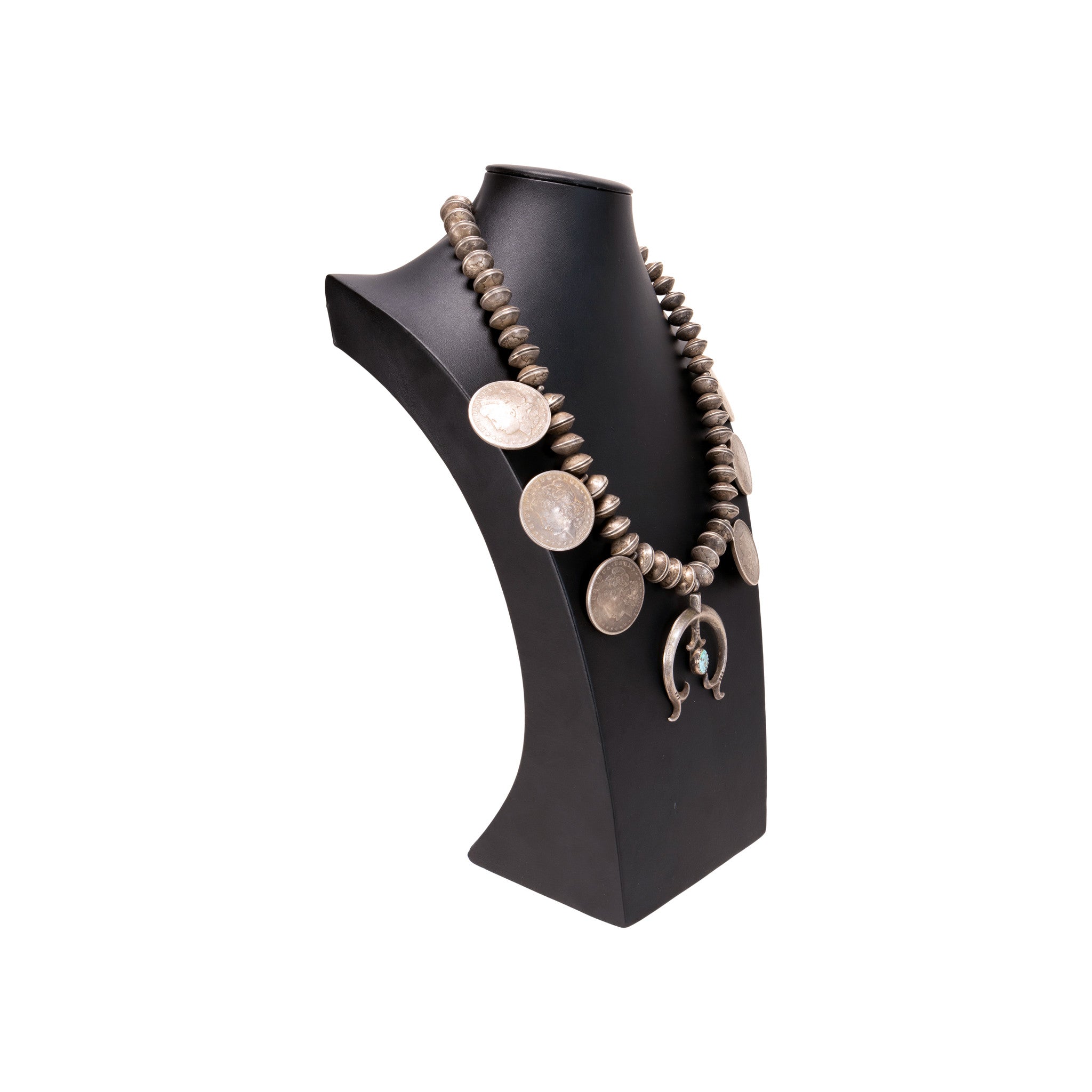 Native Liberty Coin Squash Blossom