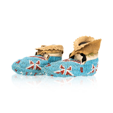 Sioux Baby Moccasins, Native, Garment, Moccasins