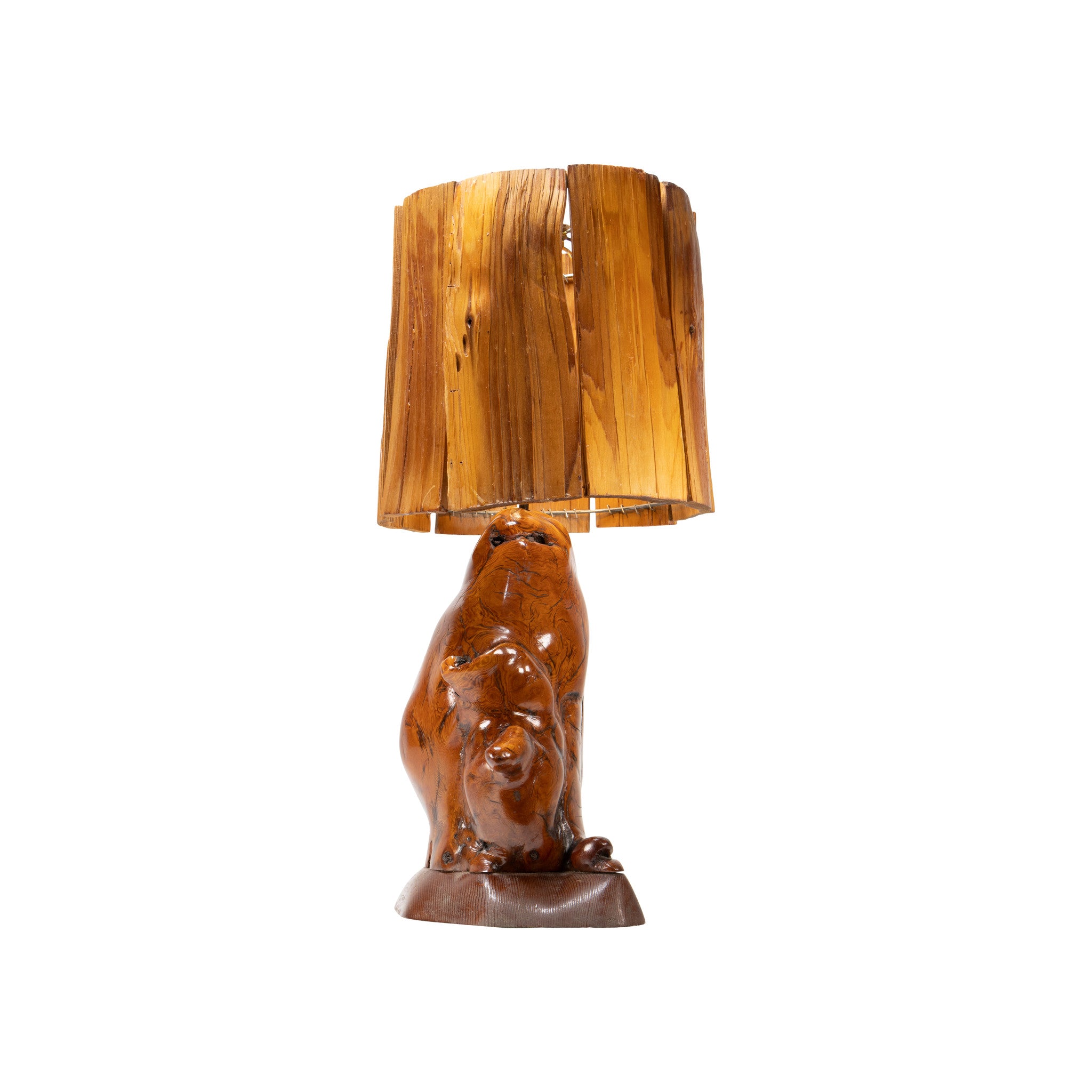 Burl Lamp