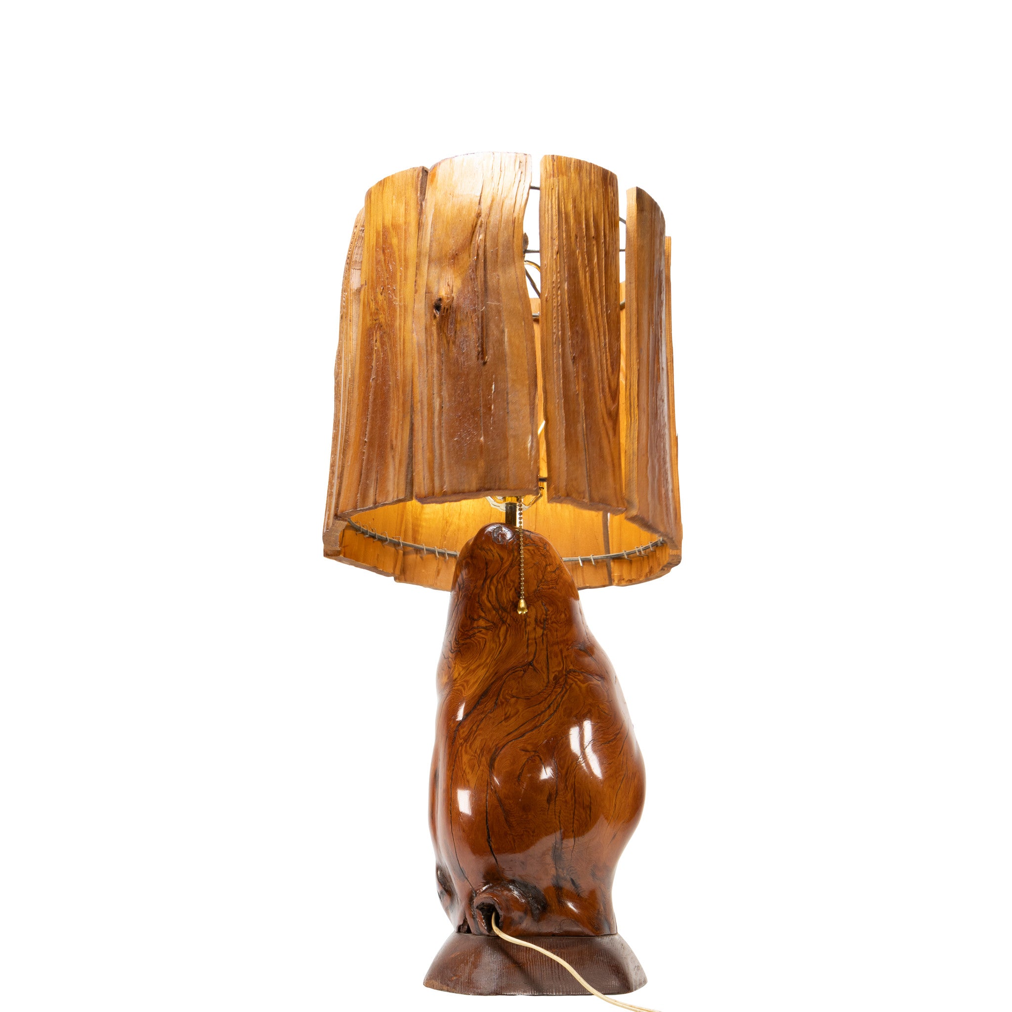 Burl Lamp