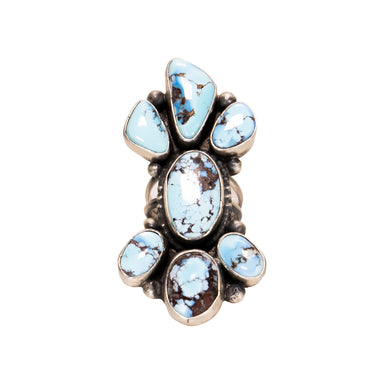 Navajo Golden Hill Turquoise Ring, Jewelry, Ring, Native