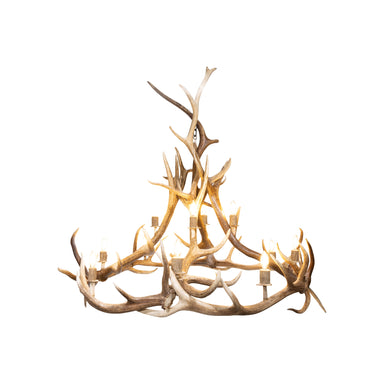Cathedral Elk Chandelier, Furnishings, Lighting, Ceiling Light