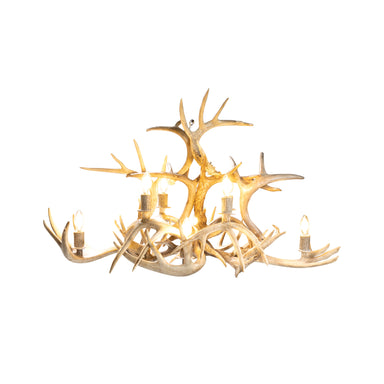 Whitetail Royale Isle Antler Chandelier, Furnishings, Lighting, Ceiling Light