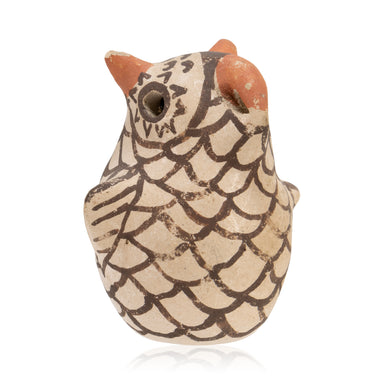 Acoma Miniature Owl, Native, Pottery, Historic