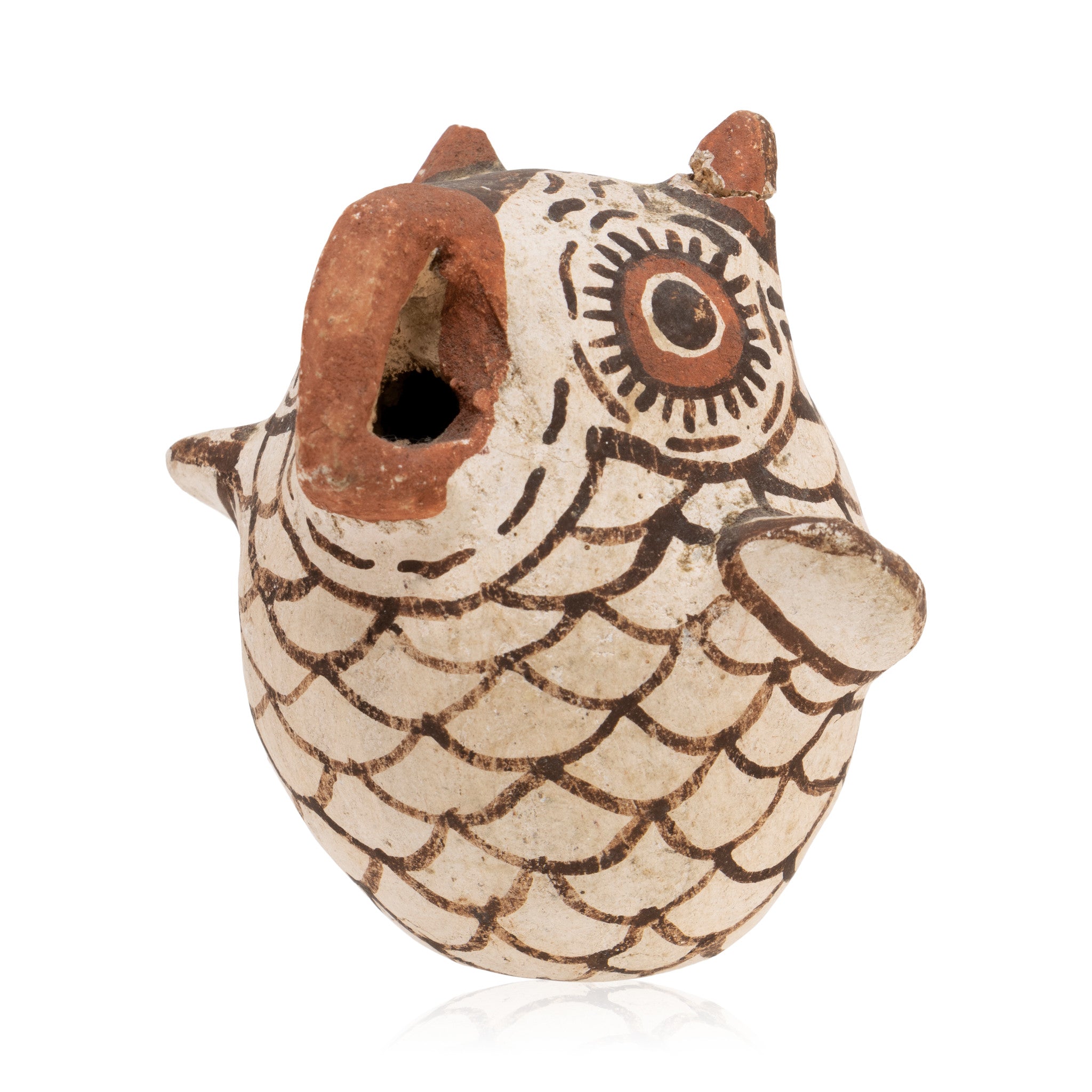 Acoma Owl, Native, Pottery, Historic