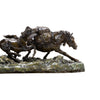 "Race to the Rendevous" Bronze by Robert Scriver