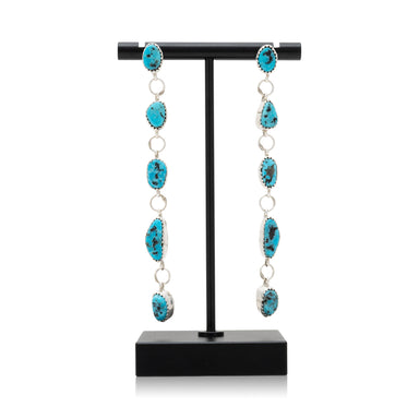 Turquoise Dangle Earrings, Jewelry, Earrings, Native