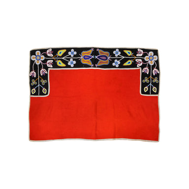 Crow Beaded Saddle Blanket, Native, Horse Gear, Saddle Blanket