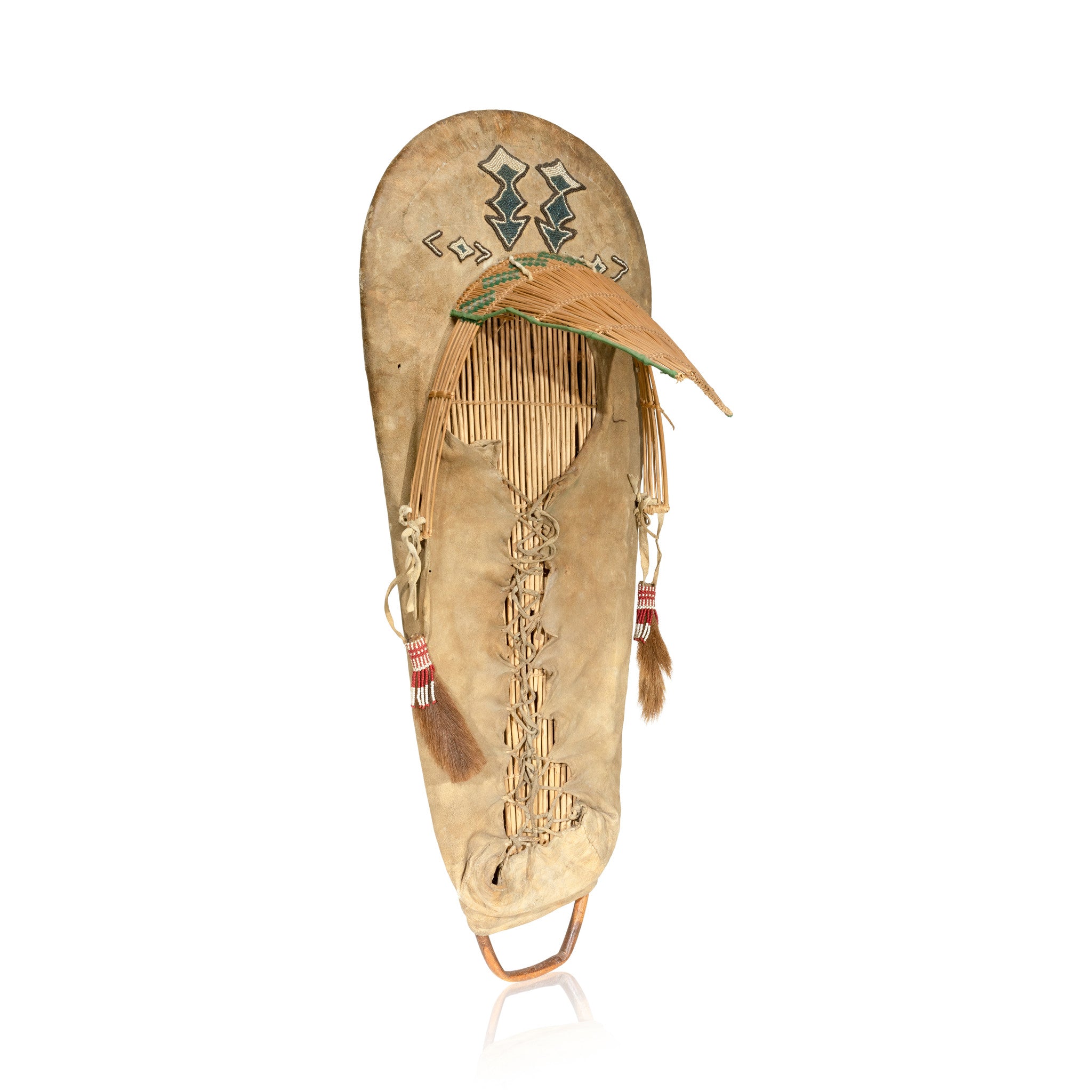 Ute Cradleboard, Native, Beadwork, Cradleboard