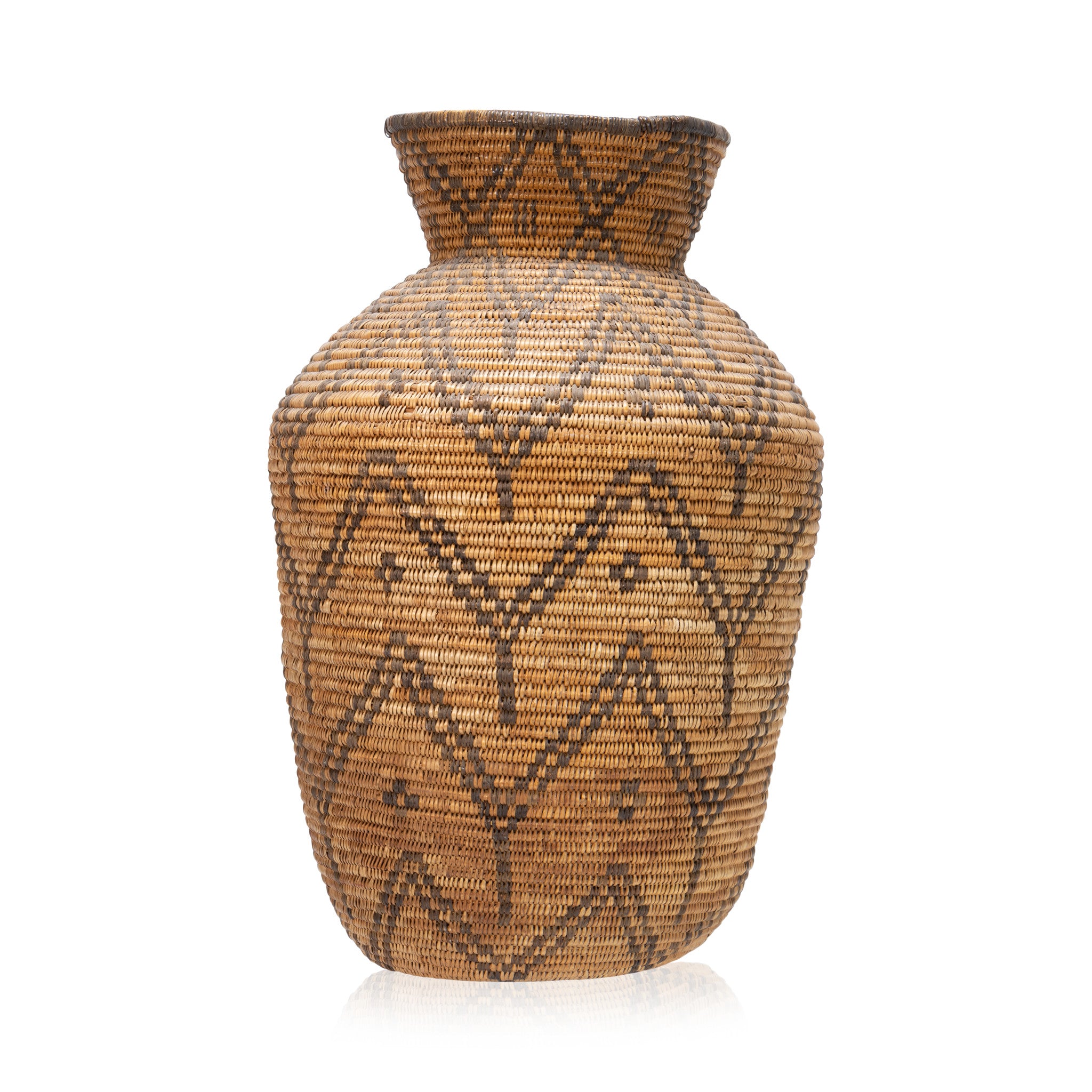 Apache Basketry Olla, Native, Basketry, Vertical