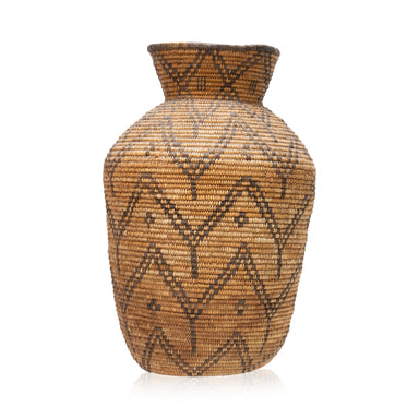 Apache Basketry Olla, Native, Basketry, Vertical