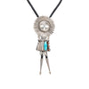 Navajo Kachina/Sun Face Bolo Tie, Jewelry, Bolo Necktie, Native