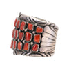 Coral Sterling Silver Bracelet