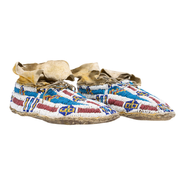 Sioux Moccasins, Native, Garment, Moccasins