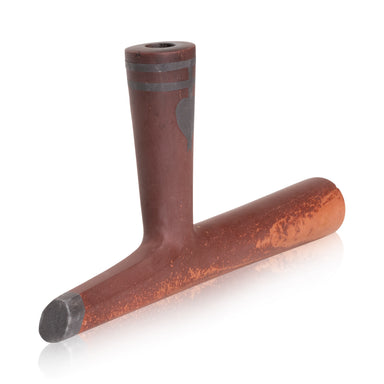 Great Lakes Catlinite T Pipe Bowl, Native, Pipe, Catlinite