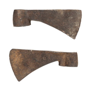 Blacksmith Forged Axe Head Pair, Native, Weapon, Axe