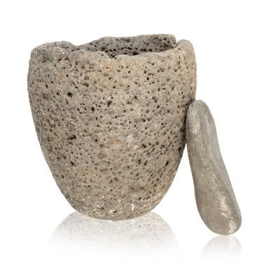 Prehistoric Grinding Bowl, Native, Stone and Tools, Pestle