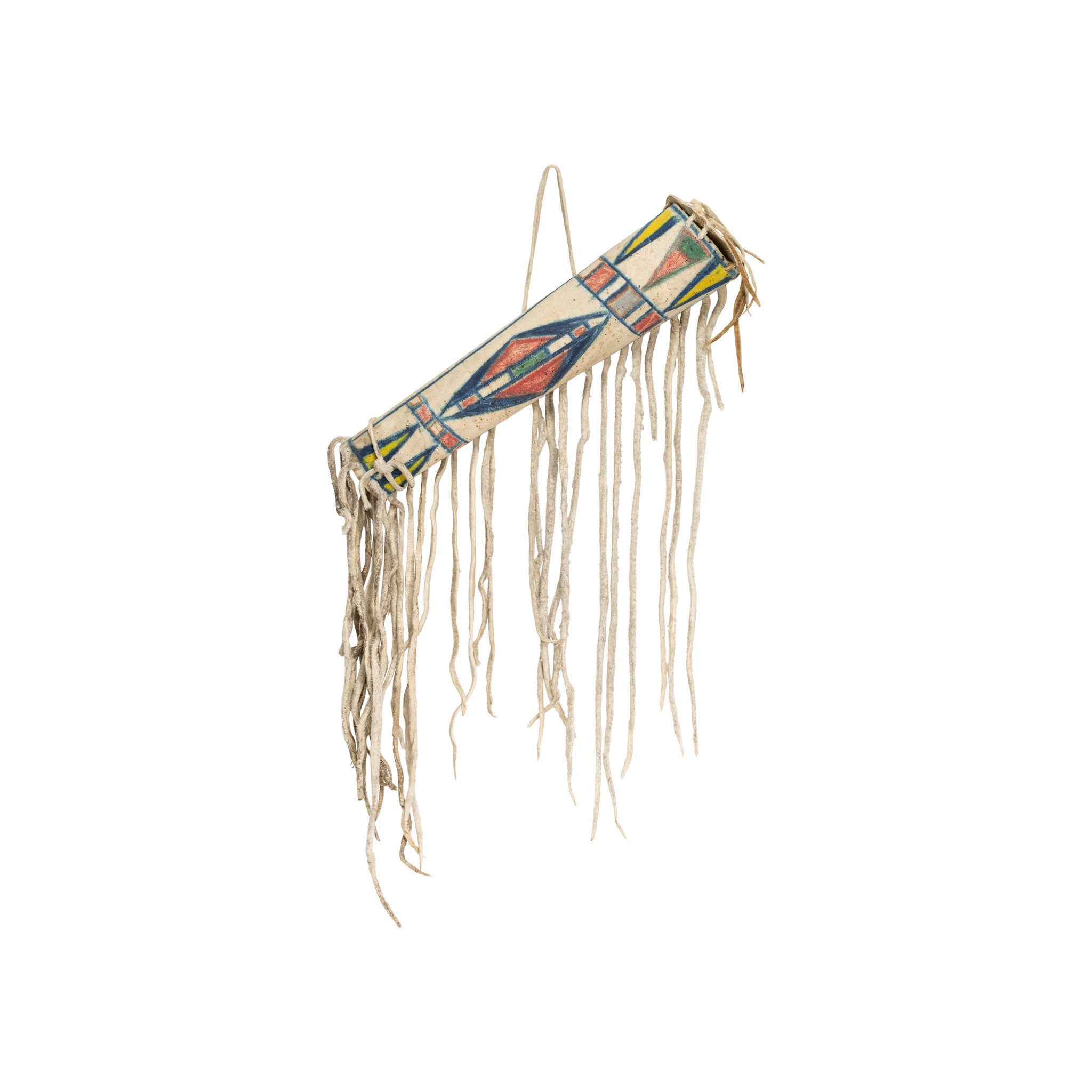 Child's Parfleche Bonnet Case, Native, Parfleche, Bonnet Case