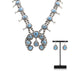 Golden Hill Turquoise Squash Blossom Set, Jewelry, Squash Blossom, Native